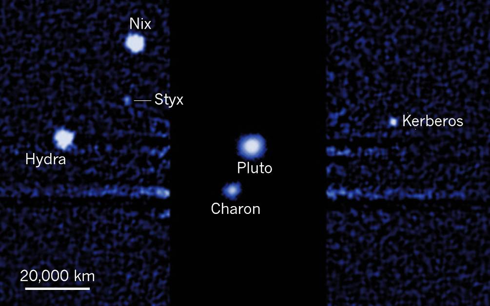 Datos inéditos de las lunas de Plutón preparan la visita de New Horizons