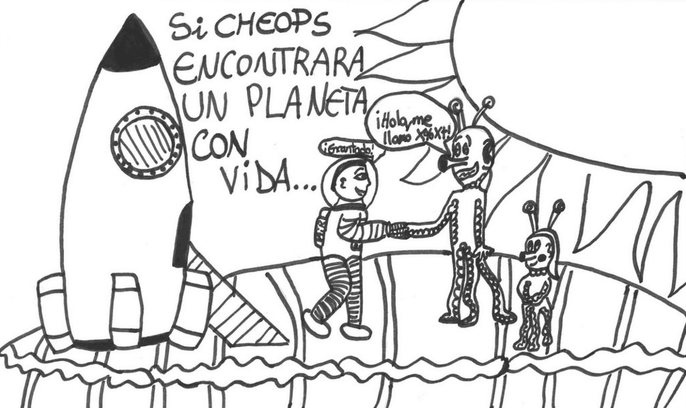 Dibujos de niños españoles viajarán al espacio con la misión CHEOPS