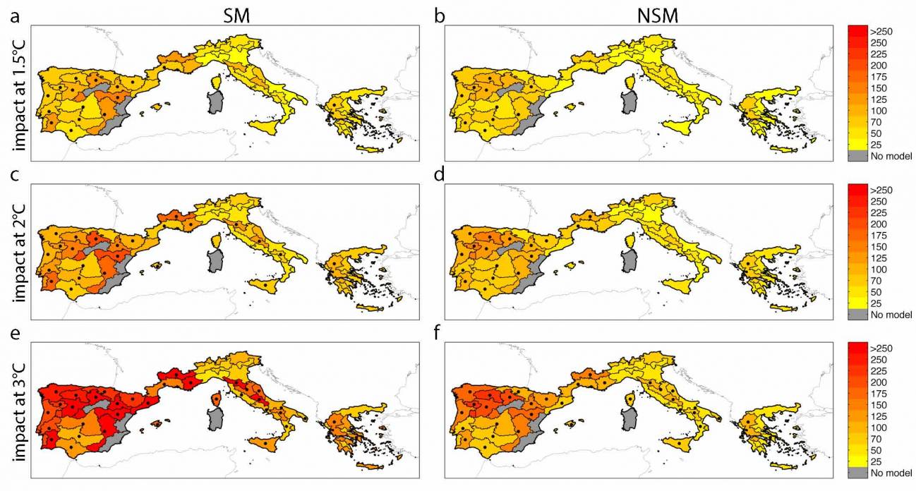 El cambio climático aumenta el potencial devastador de los incendios en la Europa mediterránea