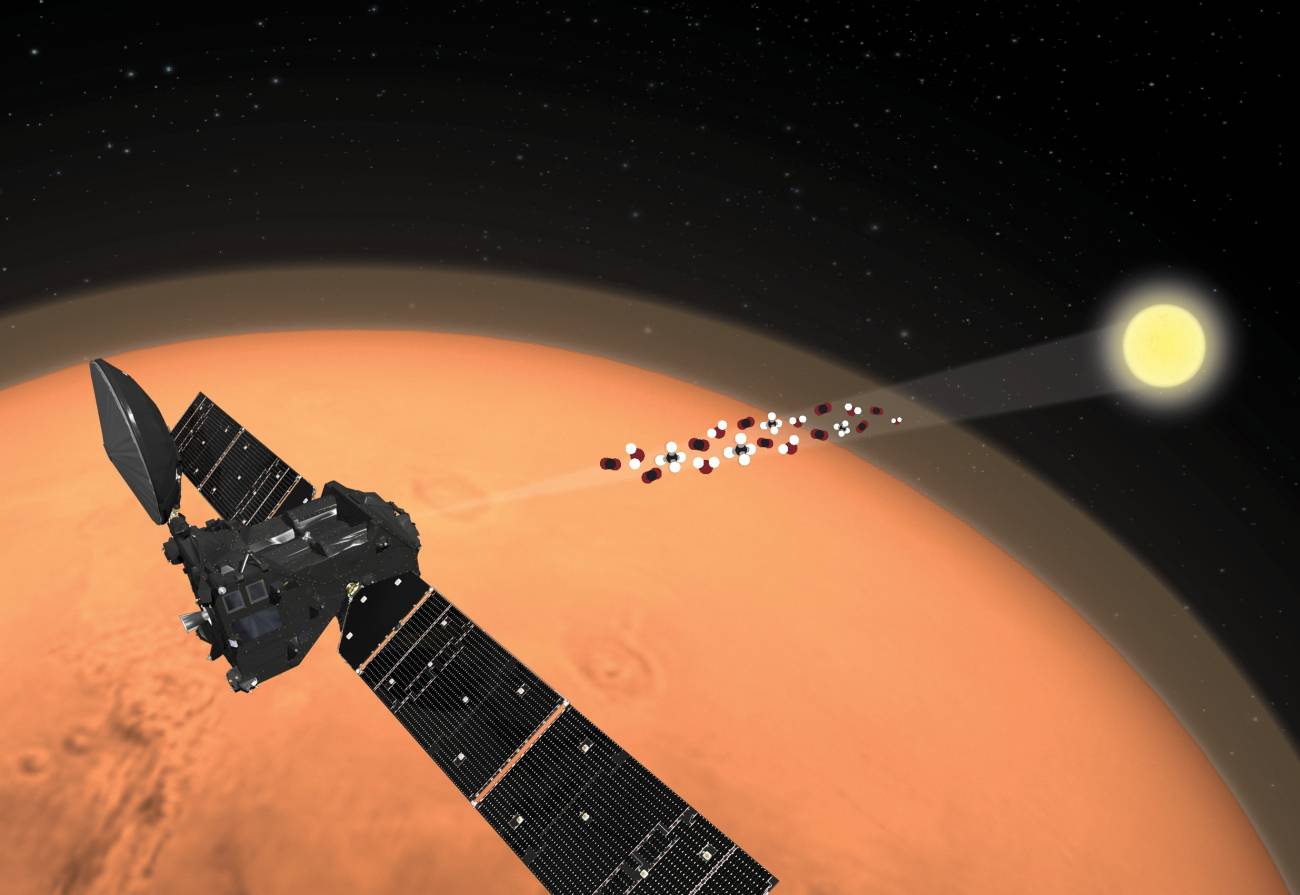 La sonda ExoMars TGO manda los primeros datos sobre la atmósfera de Marte