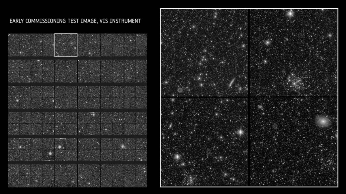 Imagen tomada por el telescopio euclid