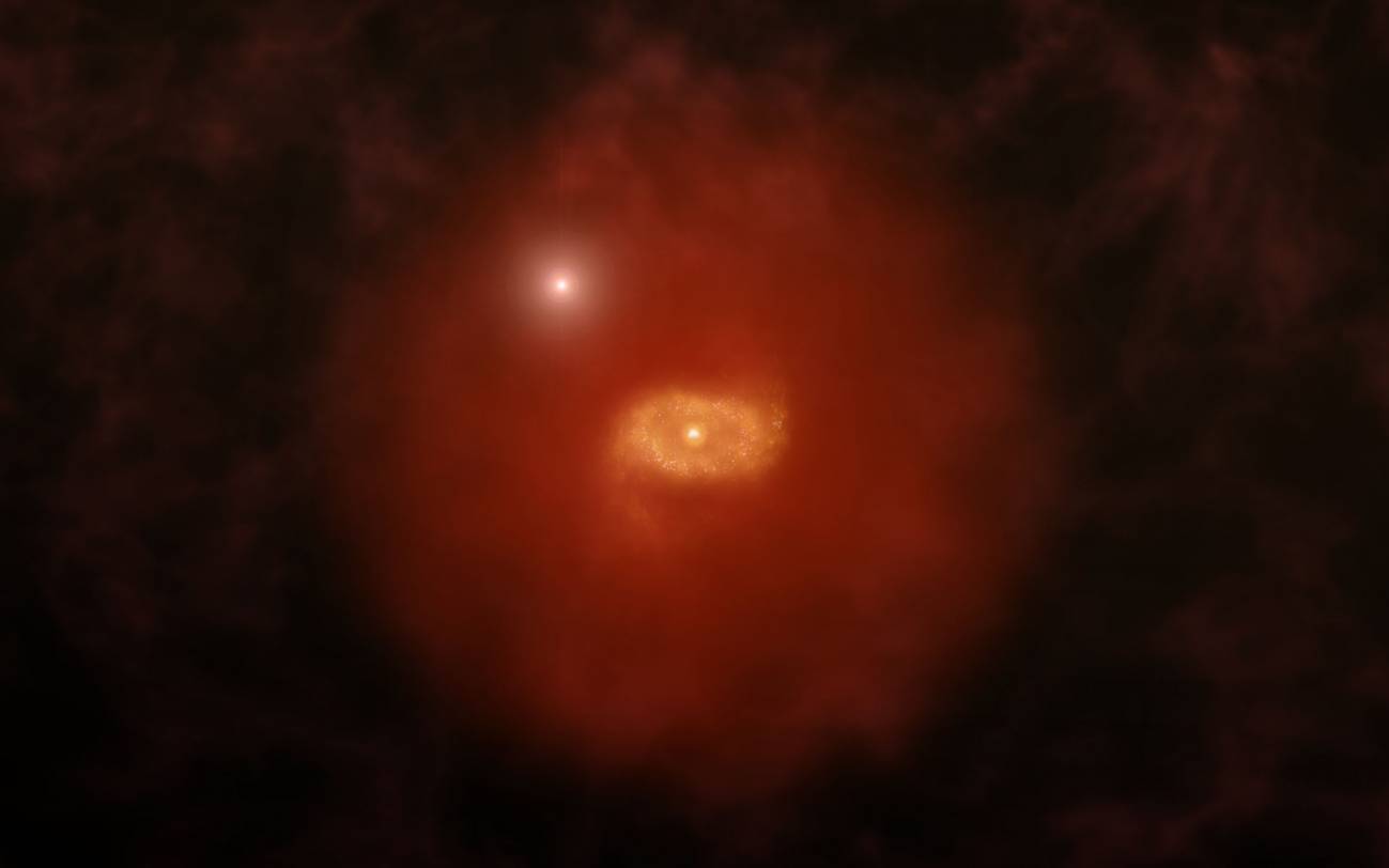 Los cuásares ayudan a ver cómo fue nuestra galaxia