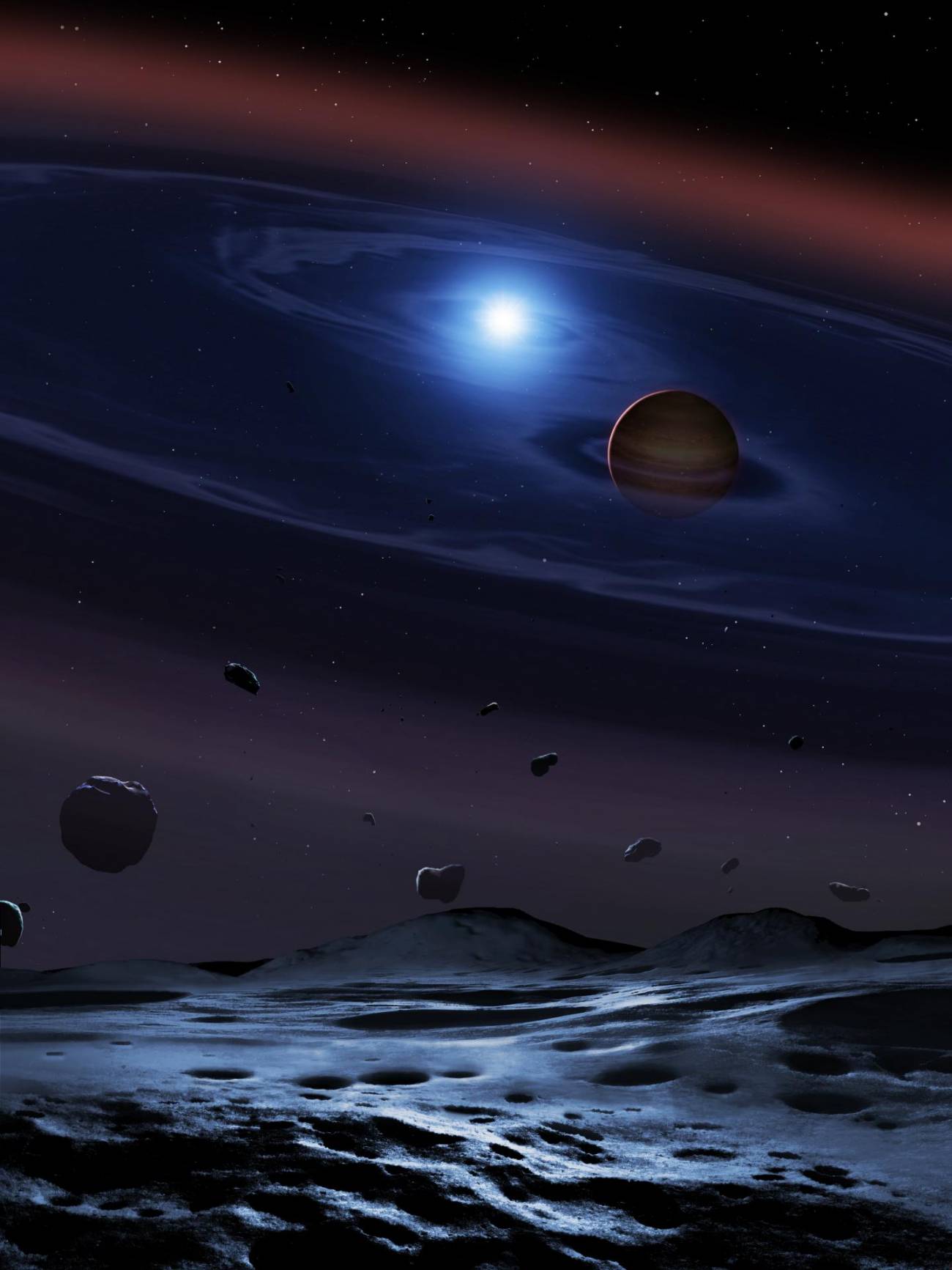 Primera evidencia de formación de planetas rocosos en un sistema Tatooine