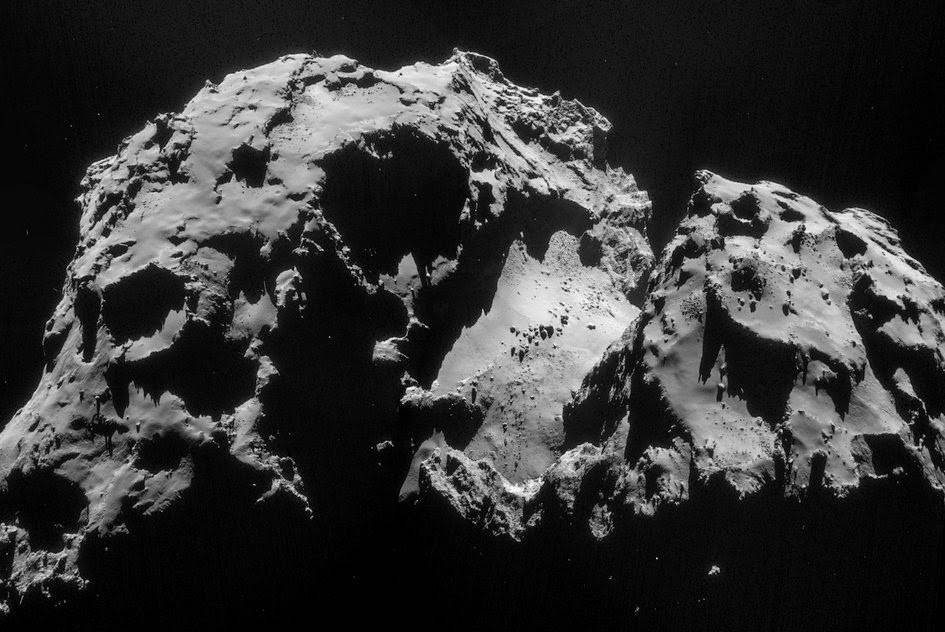 Rosetta aporta nueva información sobre el hielo en los cometas