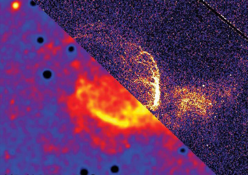 Una gigantesca burbuja interestelar crece en la galaxia de Andrómeda