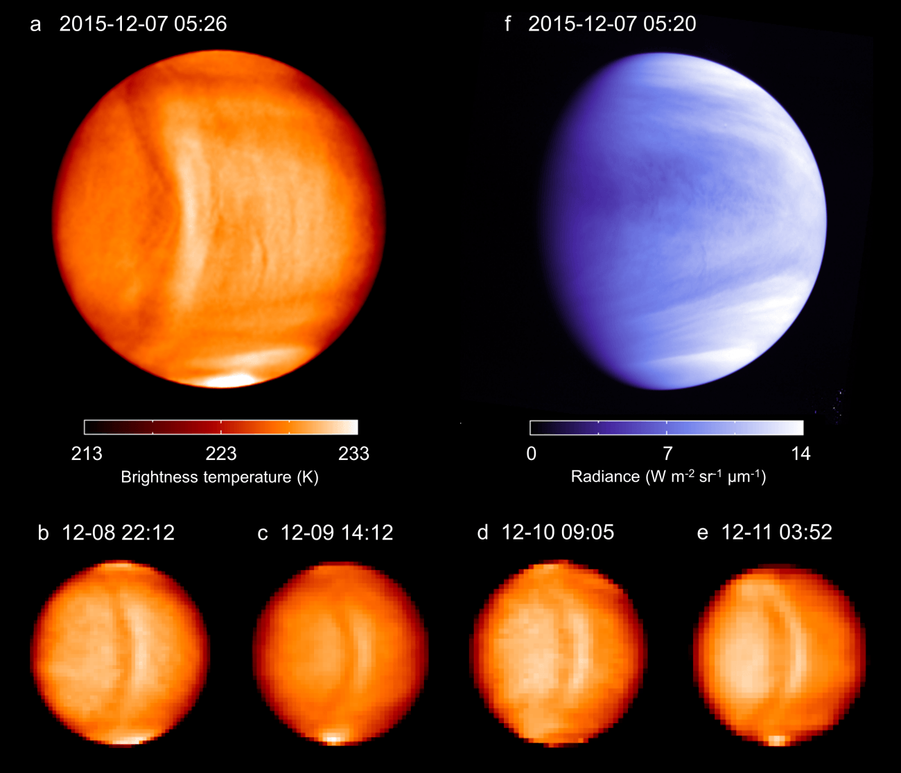 Una misteriosa onda gigante detenida en la atmósfera de Venus