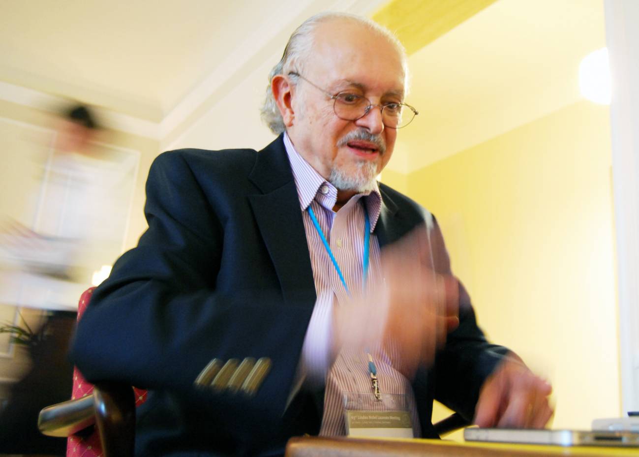 Mario Molina en su visita a Lindau (Alemania). / SINC