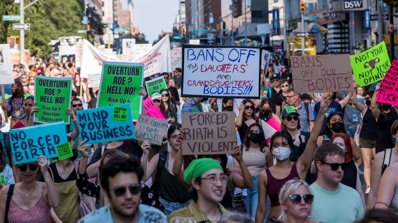 protestas aborto nueva york