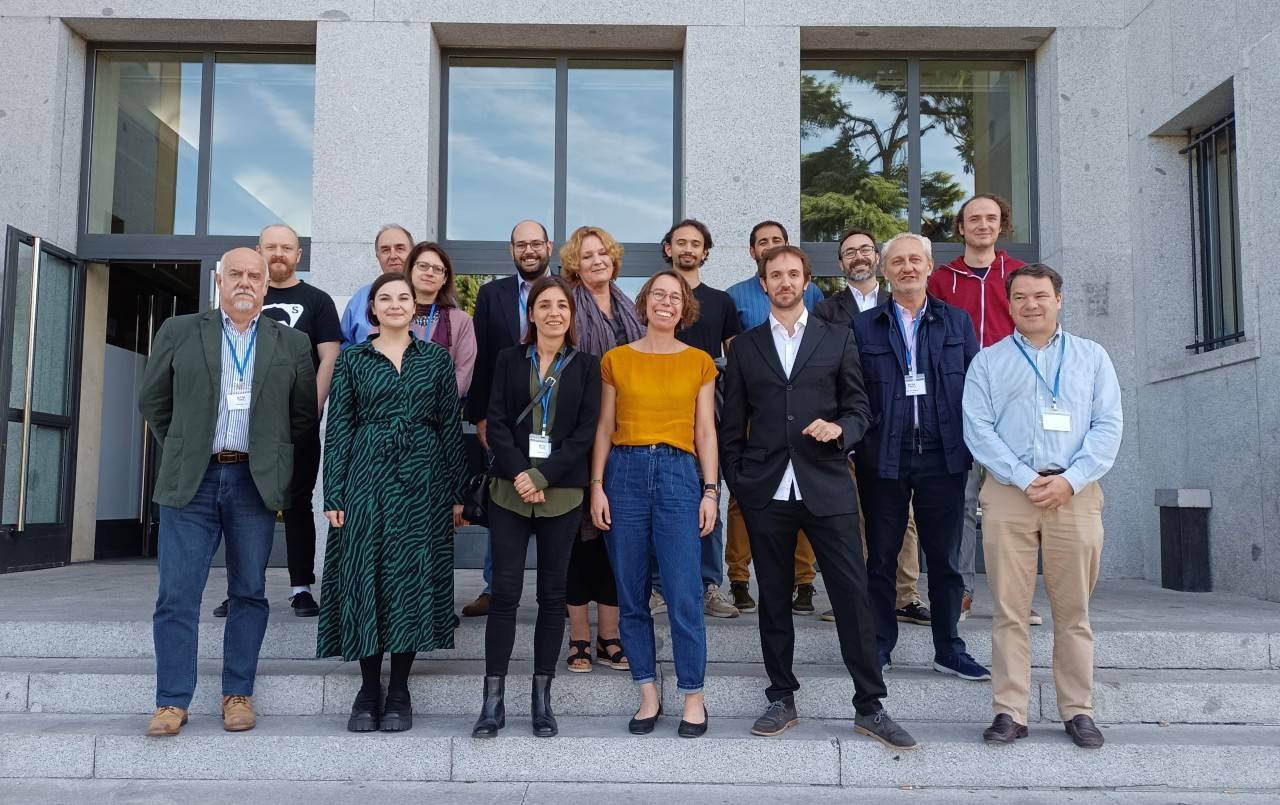 Consorcio del proyecto Metatool en la reunión de lanzamiento en la Universidad Politécnica de Madrid, en octubre de 2022. / Metatool