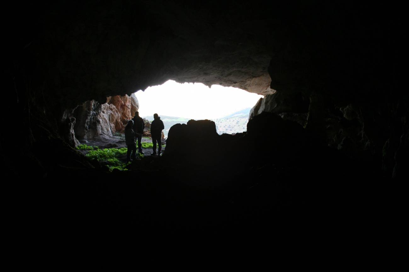 Entrada a la cueva neolítica de Kaf Taht el-Ghar