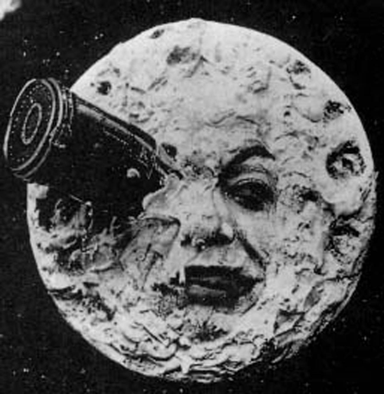 Escena de la película de George Méliès , Viaje a la Luna (1902)