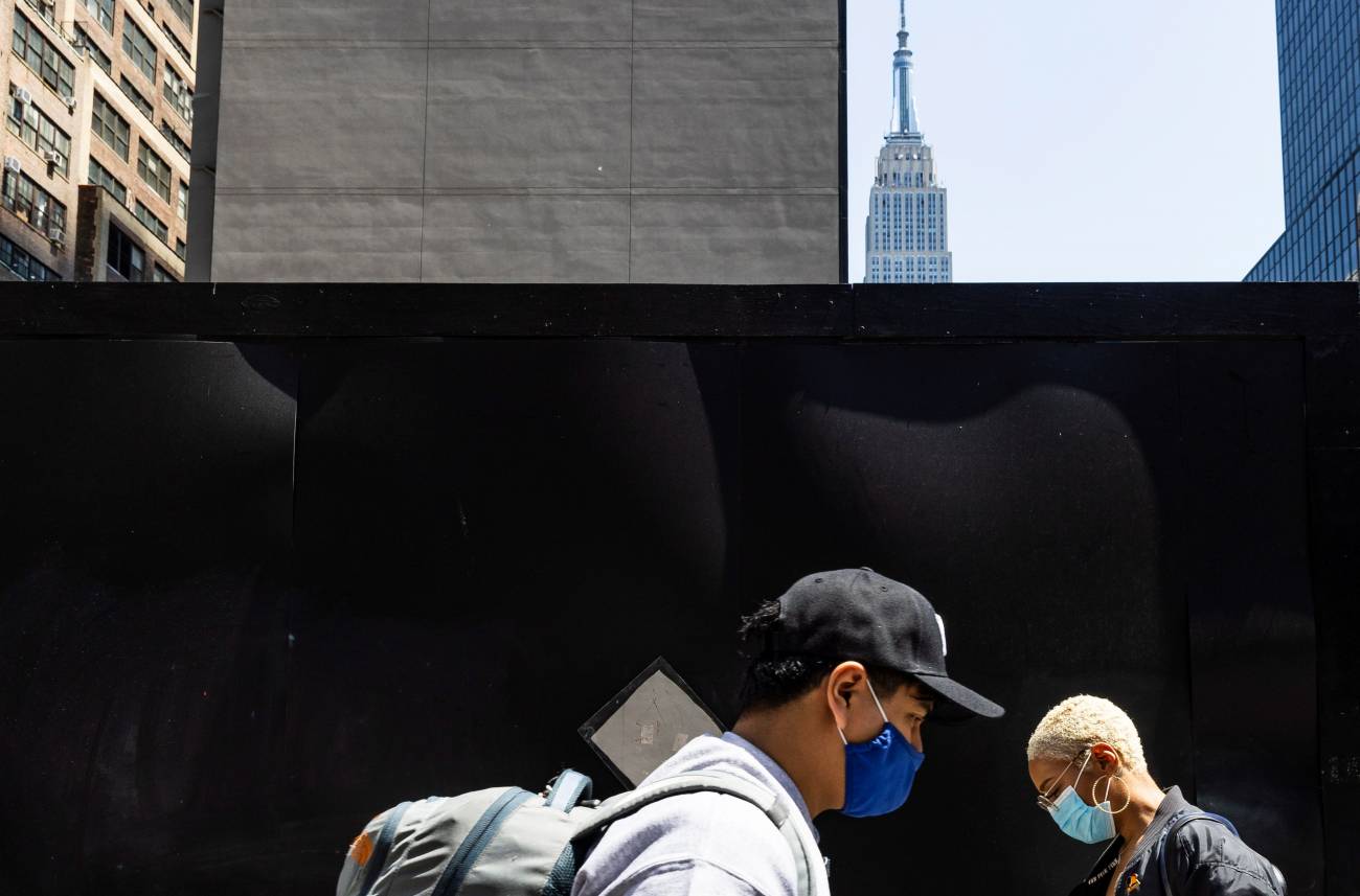 mascarillas en Nueva York