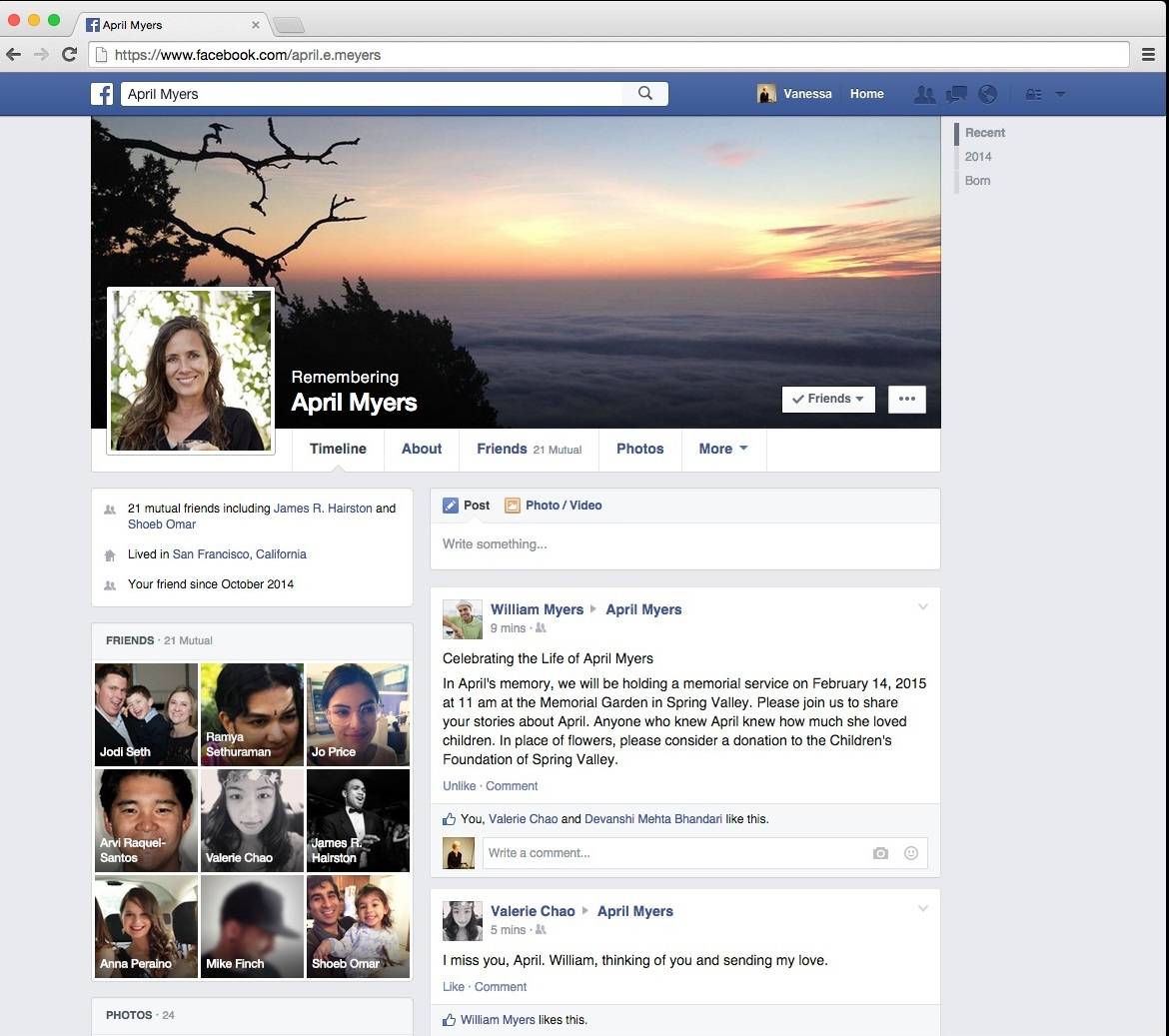 Facebook es el mayor cementerio del mundo. Las cuentas de personas fallecidas aumentan día a día. Para 2070 los muertos superarán a los vivos. / Meta