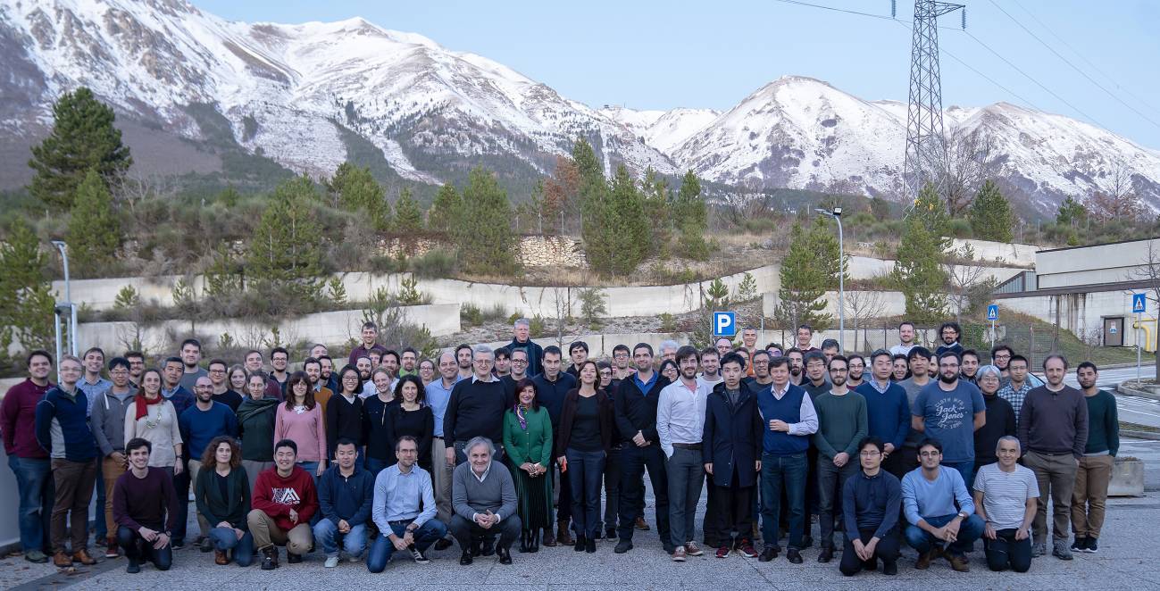 Foto de la colaboración XENON tomada en diciembre de 2019 sobre el laboratorio subterráneo de Gran Sasso, en Italia. / Colaboración XENON