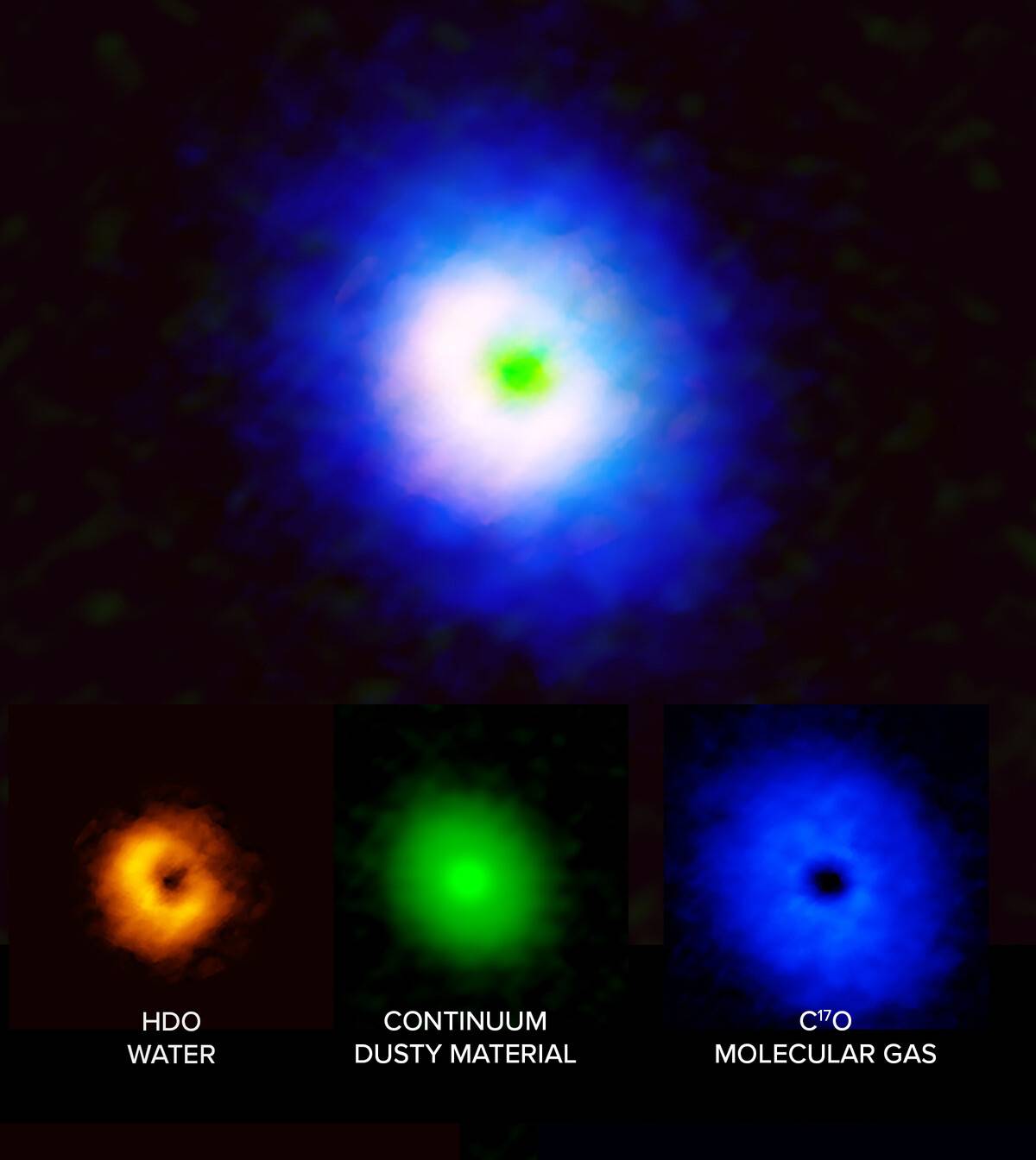 Imágenes de los telescopios de ALMA