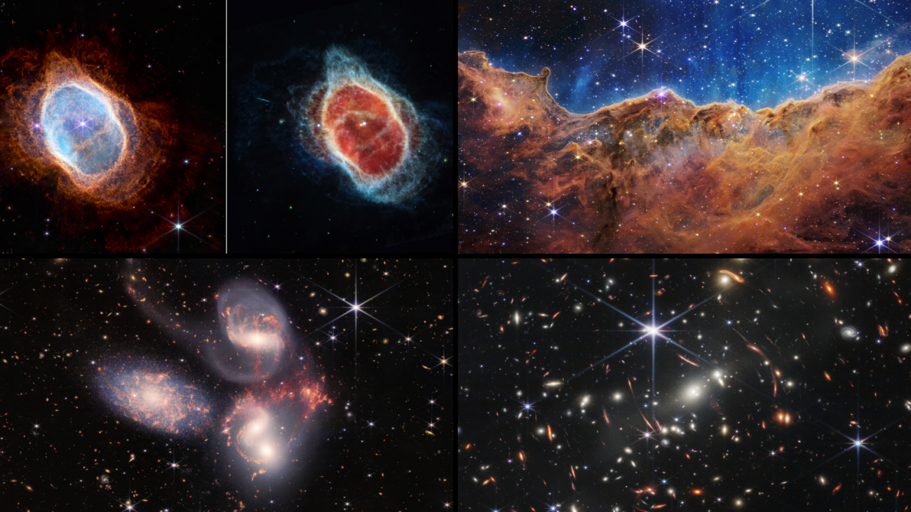 Imágenes del telescopio espacial James Webb