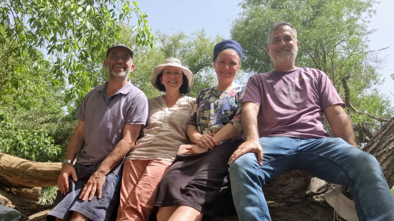 Equipo de investigadores en Israel. / Foto cedida por el autor