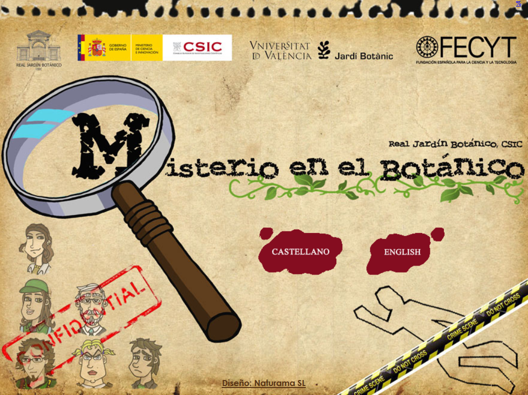 Juego Misterio del Botánico