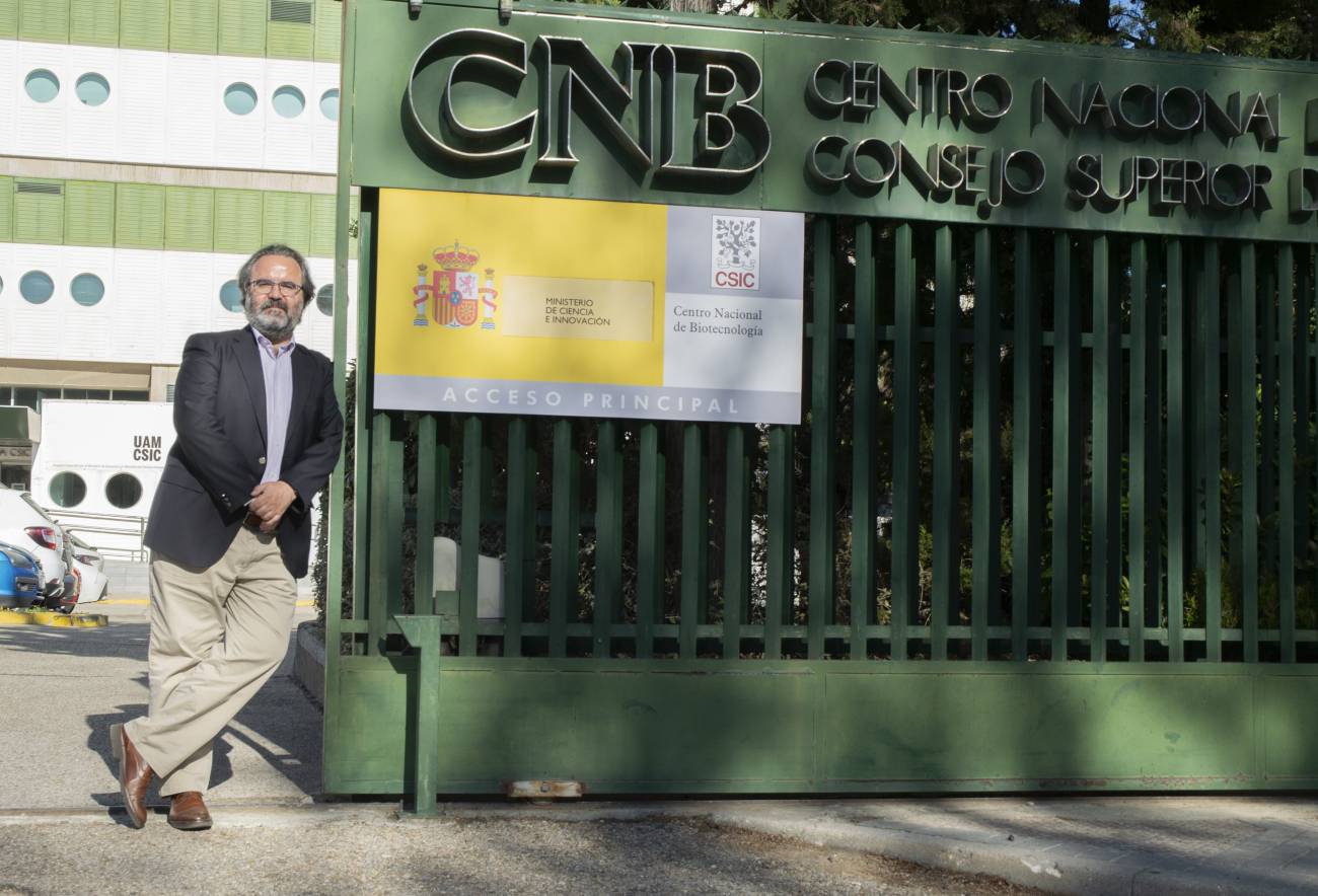 Lluís Montoliu en el CNB / Foto cedida por el autor