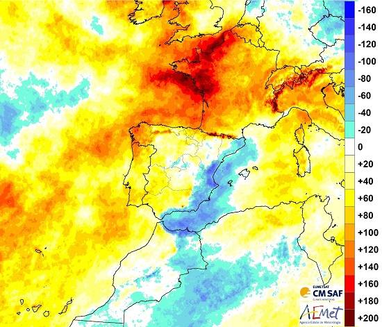 mapa de horas de sol