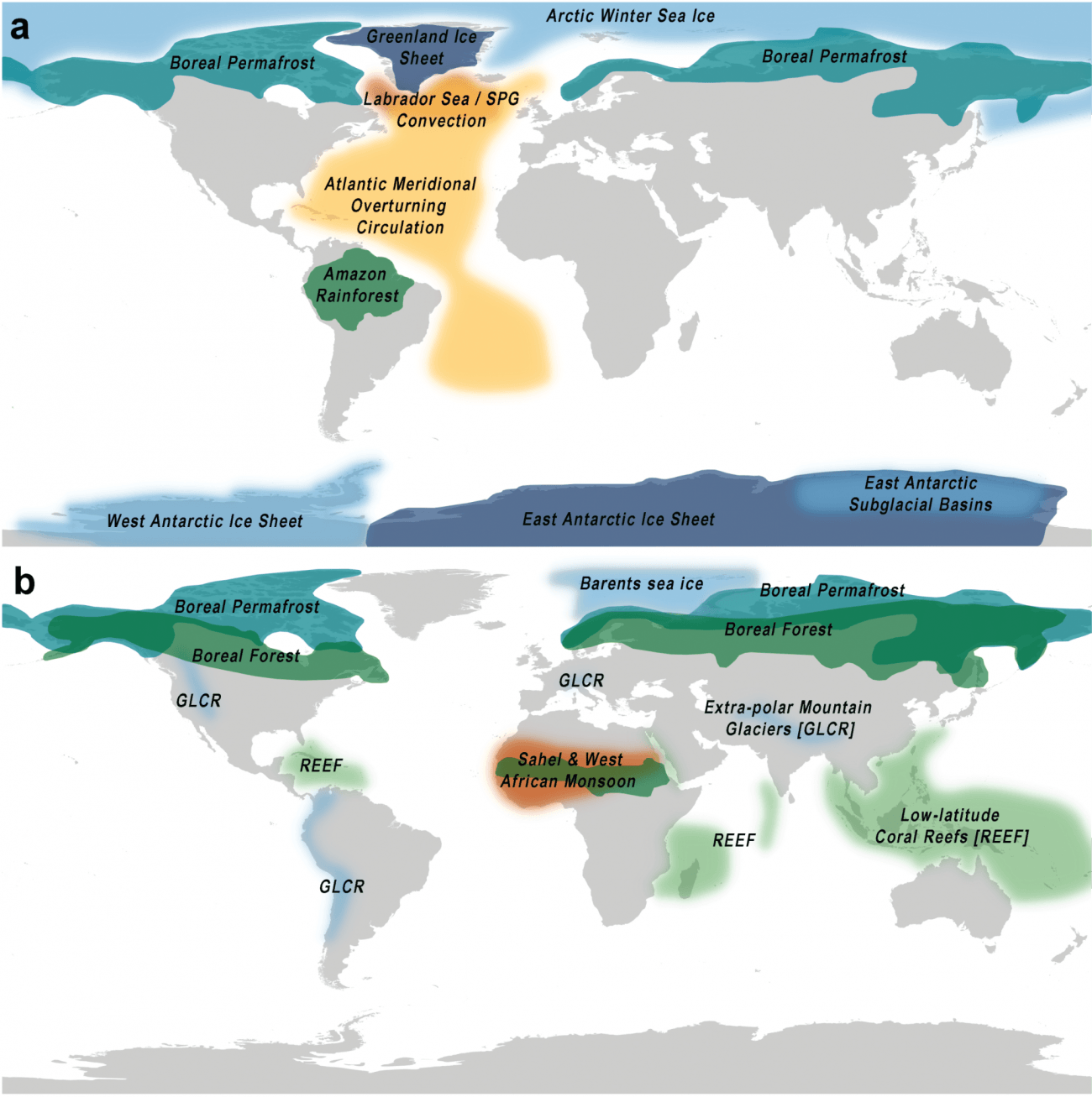 Mapa consecuencias climáticas
