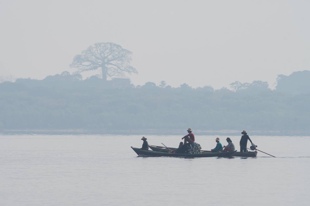 os lagos del Amazonas se están calentando entre 0,3 ºC y 0,8 ºC por década en los últimos 30 años. / Miguel Monteiro