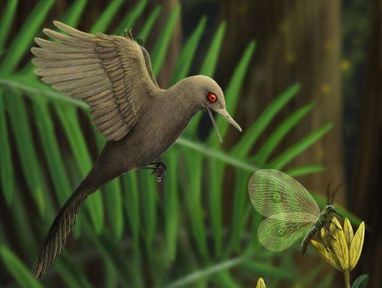Representación artística de la nueva especie
