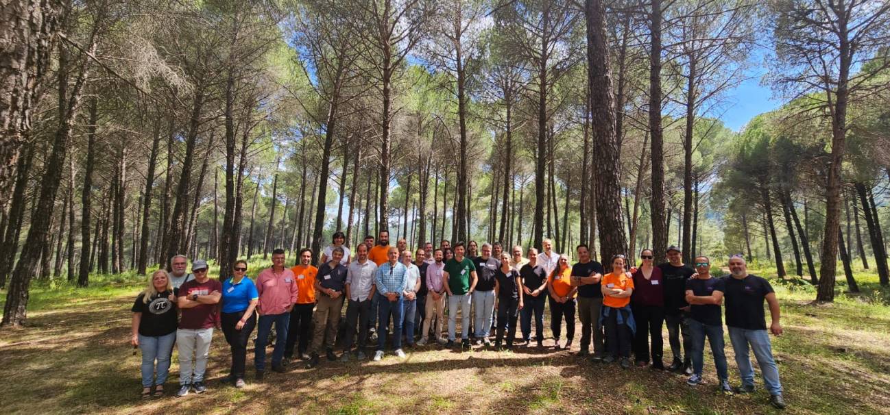 Taller en Almonaster la Real (Huelva) dentro del proyecto FIREPOCTEP+