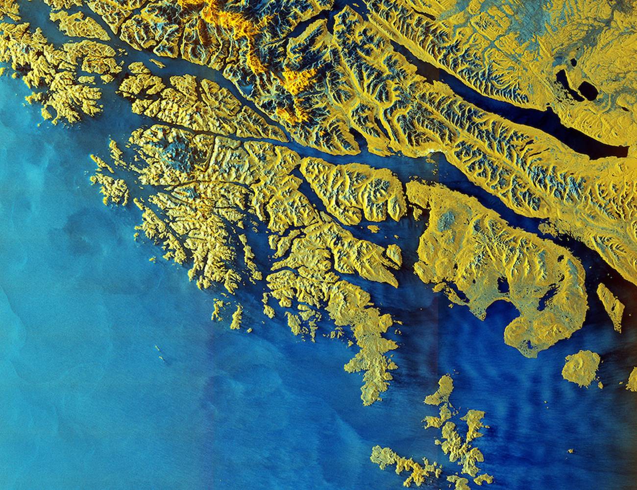 Tierra del Fuego captada por Sentinel-1D. / Copernicus Sentinel | ESA