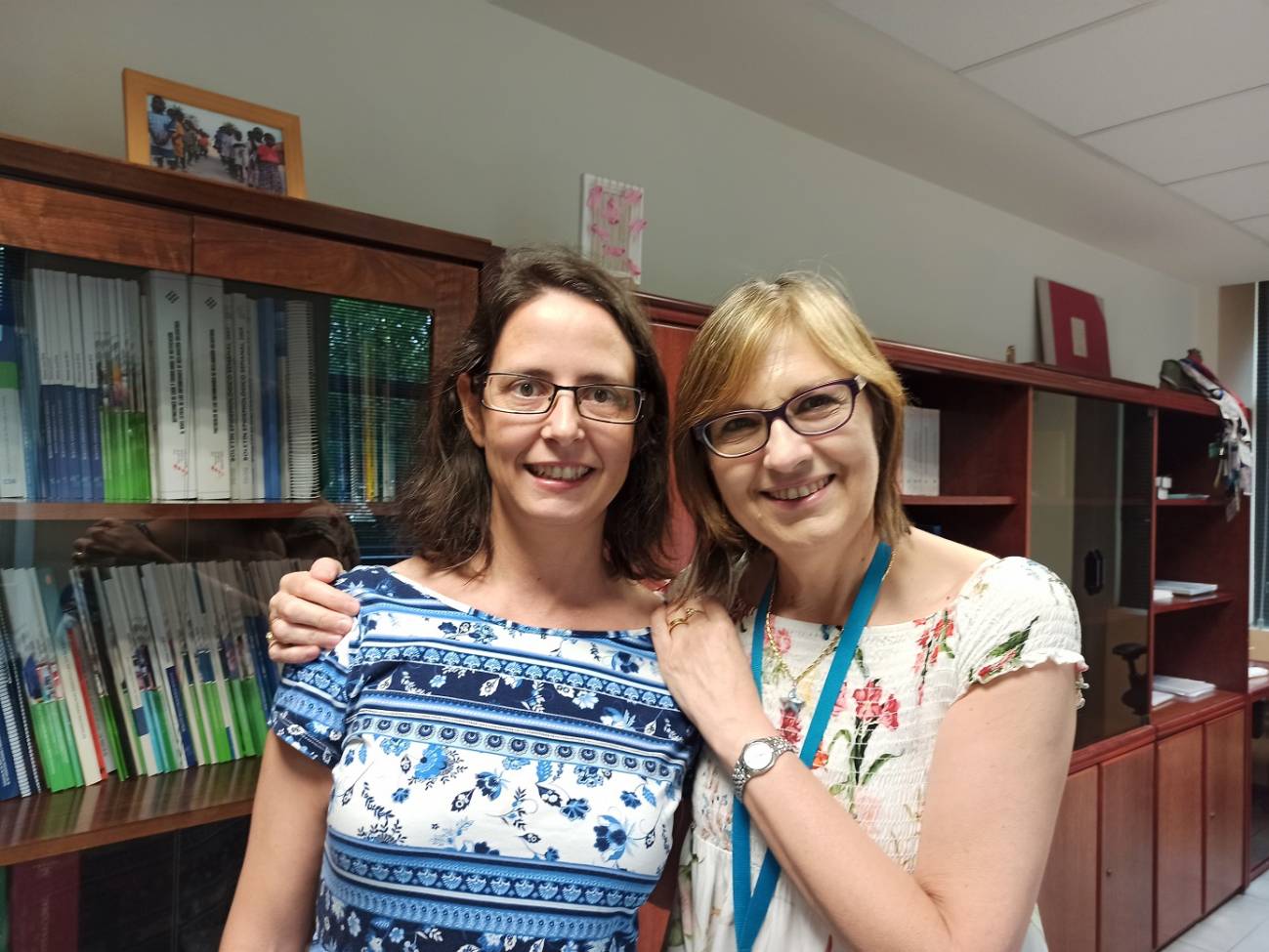 Virginia Lope y Marina Pollán