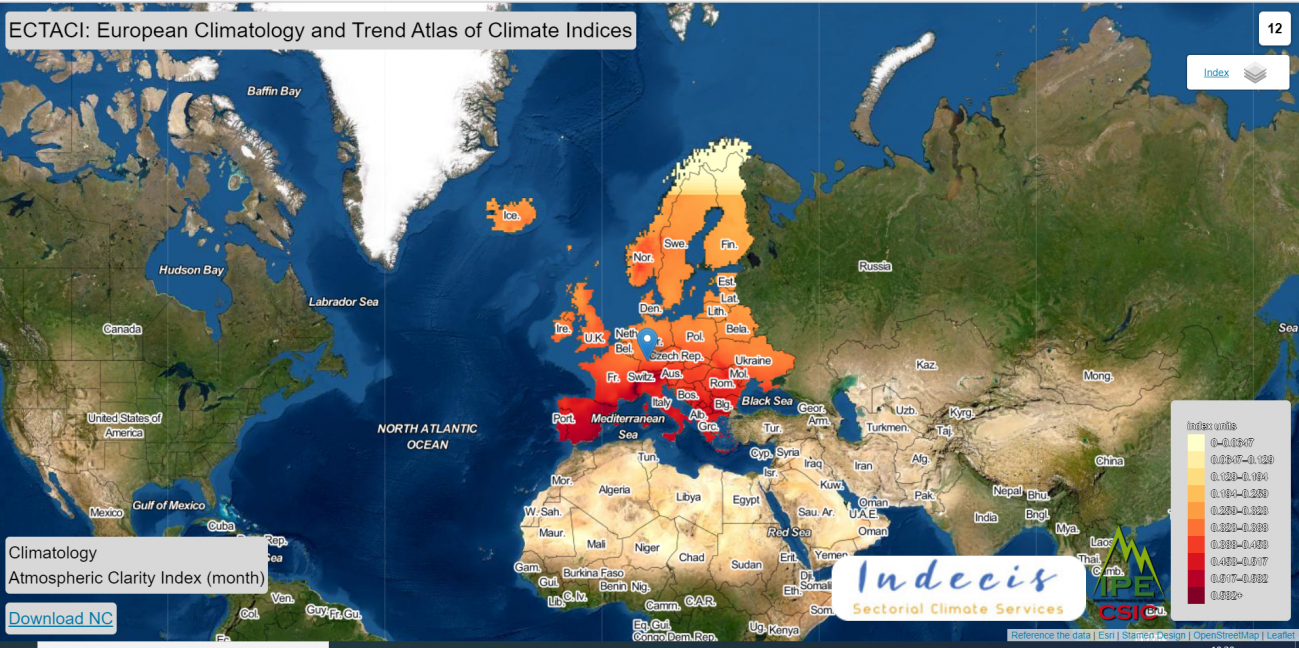 Visor cartográfico ECTACI./ IPE (CSIC)
