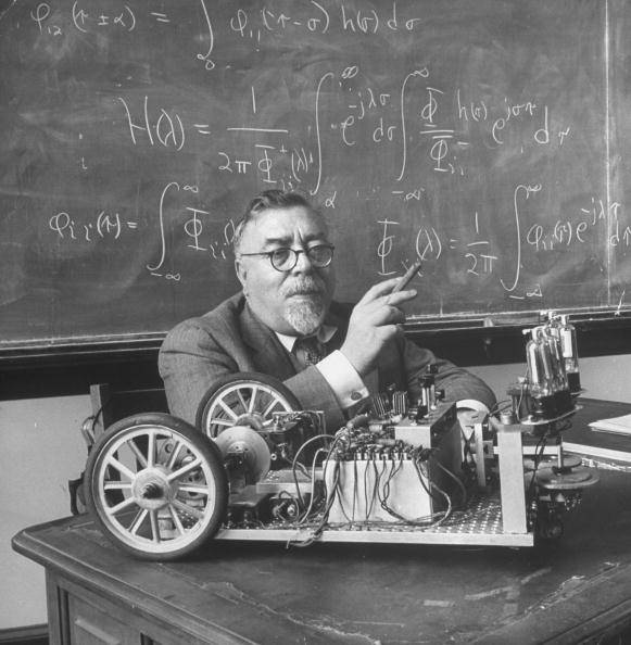 Norbert Wiener en clase