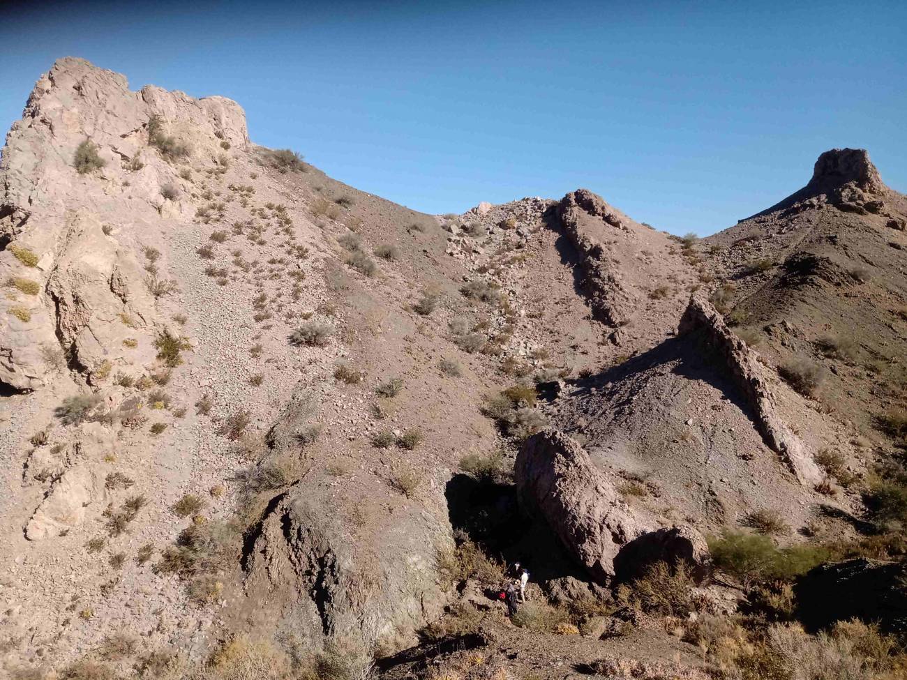 Zona del hallazgo. Formación Rinconada, Precordillera de los Andes ( San Juan, Argentina) / Juan Martín Drovandi