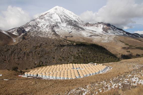 300 detectores registran los rayos gamma desde un volcán mexicano