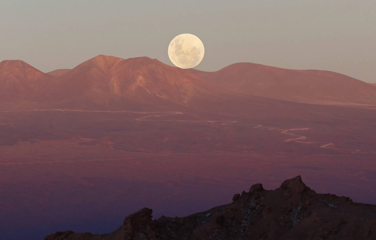 Así lució la luna más grande del año