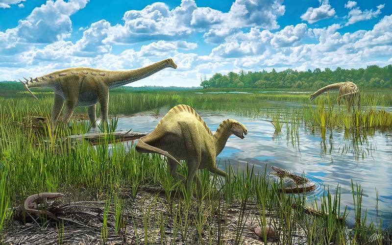 Así vivían dinosaurios y cocodrilos en el yacimiento de Lo Hueco en Cuenca