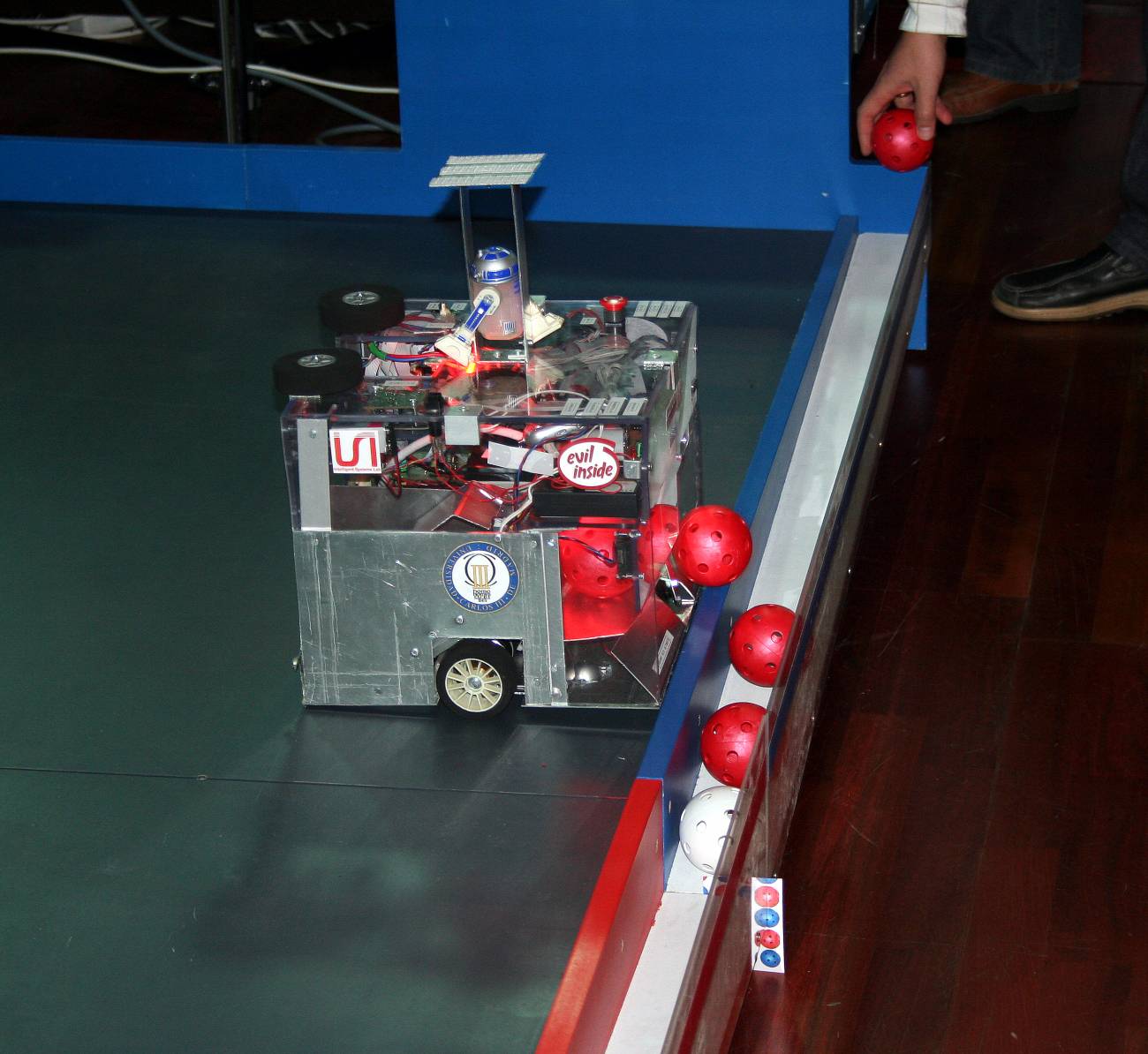 El campeón de los robots estudiantiles 