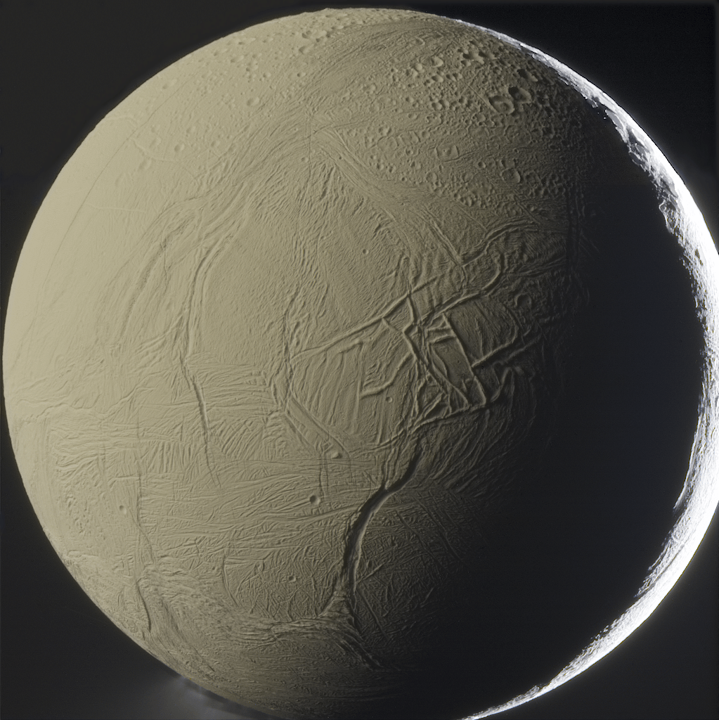 Encédalo, una de las lunas de Saturno. / NASA