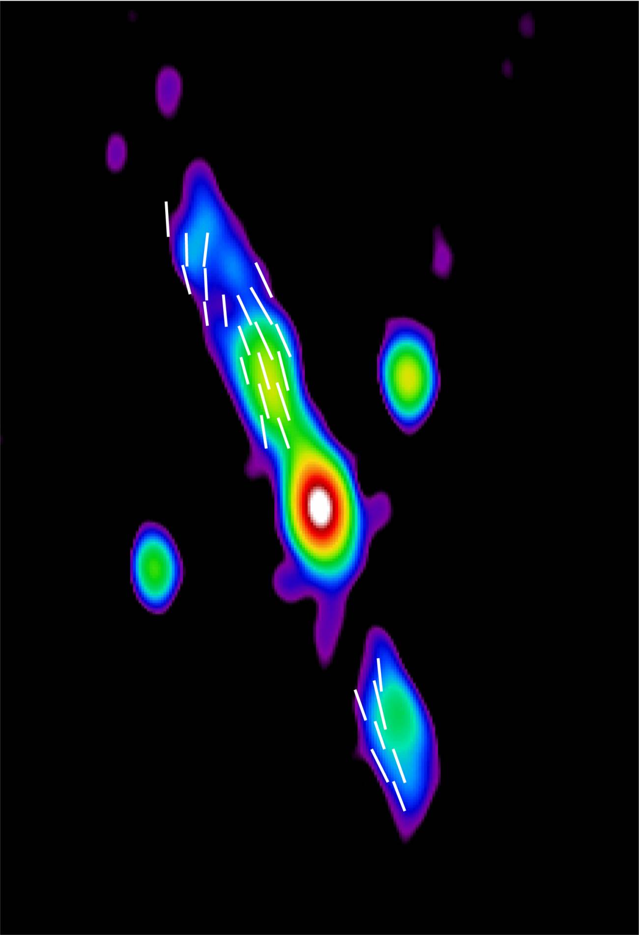 Descubren chorros magnetizados en una protoestrella