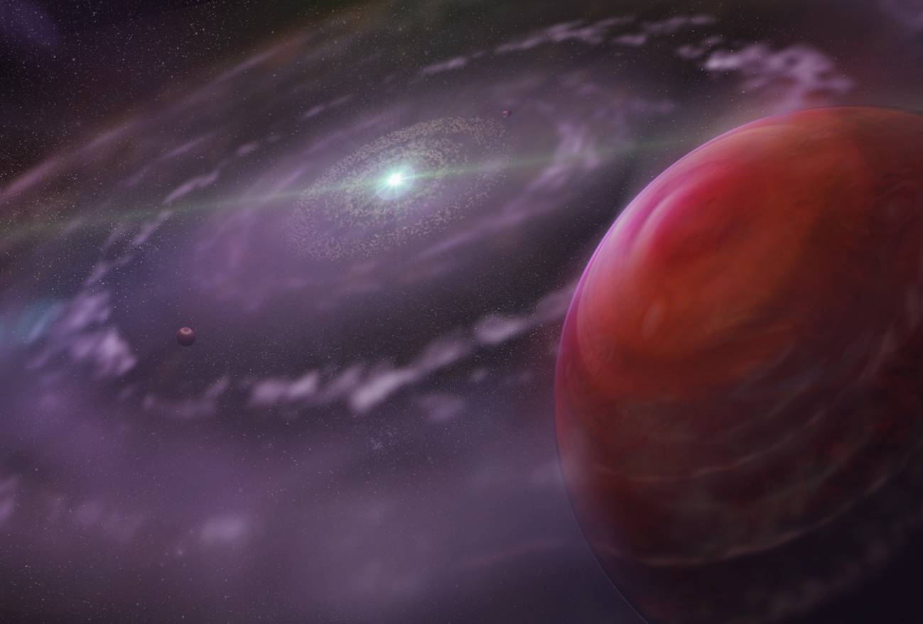 Detectan agua en la atmósfera de un lejano exoplaneta 