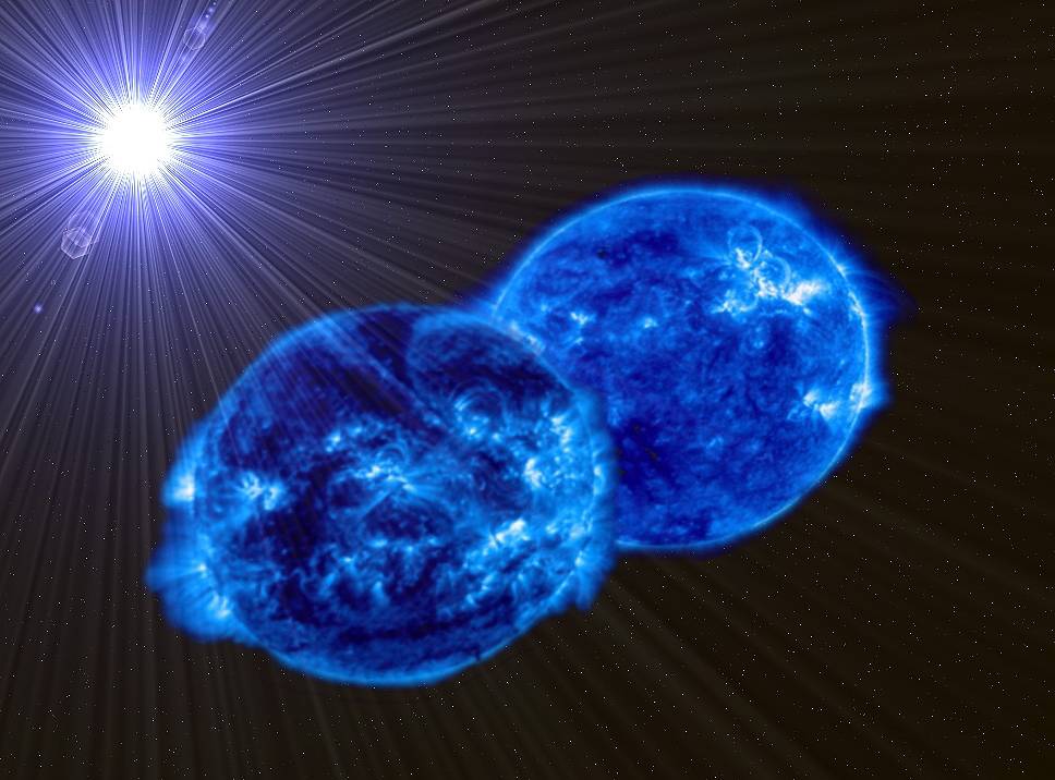 Dos estrellas se fusionarán en una sola supermasiva