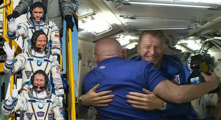 Dos Tims y un Yuri llegan a la estación espacial internacional