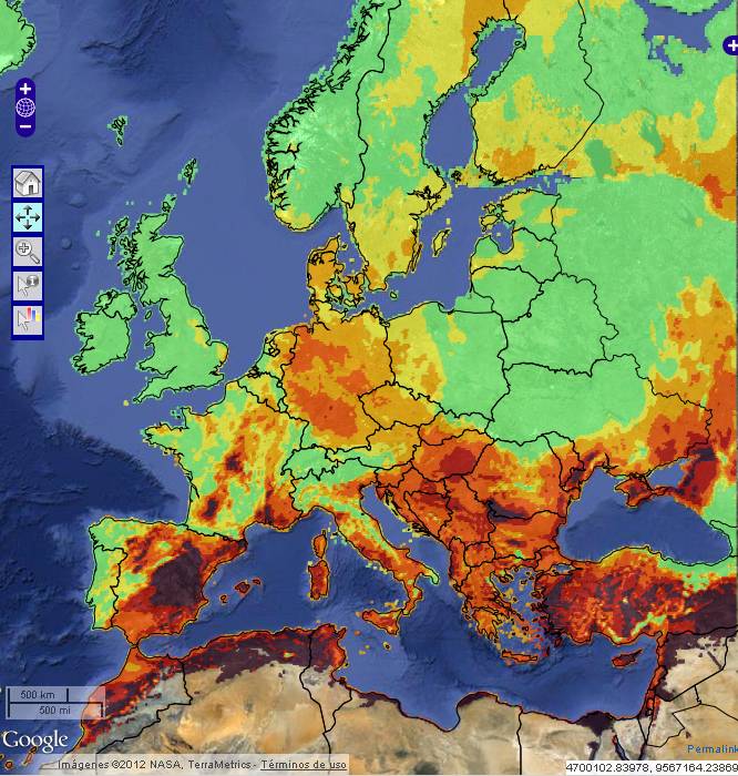 EFFIS, el informador europeo sobre incendios forestales