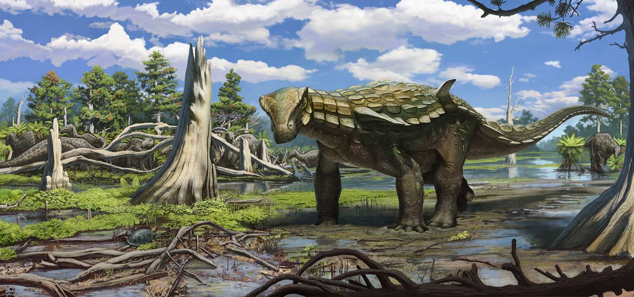 El anquilosaurio de Ariño 