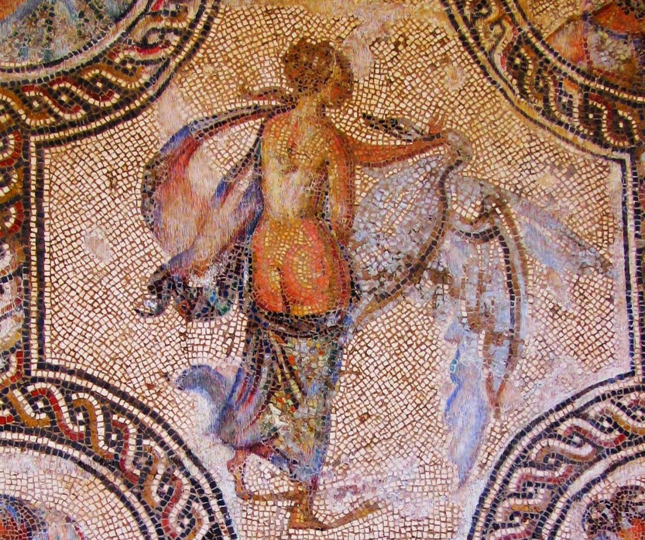 El desnudo en los mosaicos romanos