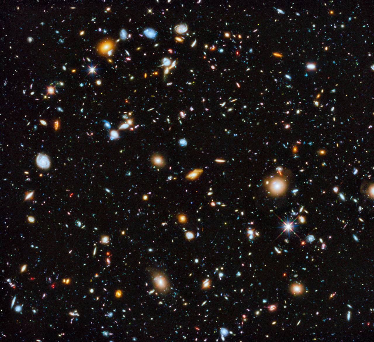 El Hubble ofrece una colorida vista del universo