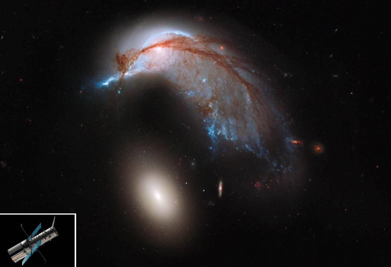 El Hubble recuerda su imagen del ‘pingüino y el huevo’ en su aniversario