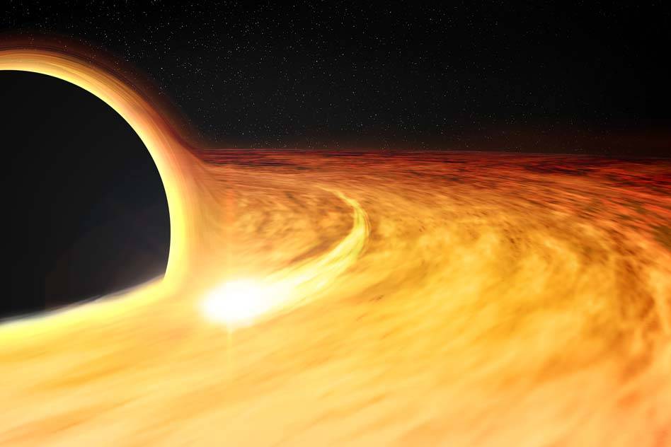  El misterioso parpadeo de un agujero negro cada 131 segundos 