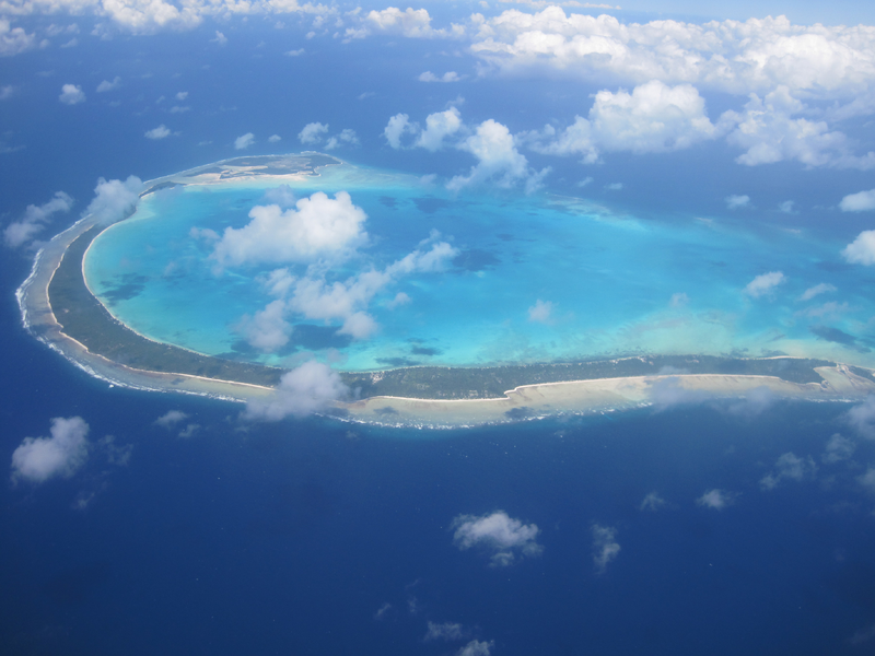El país insular Kiribati se hunde