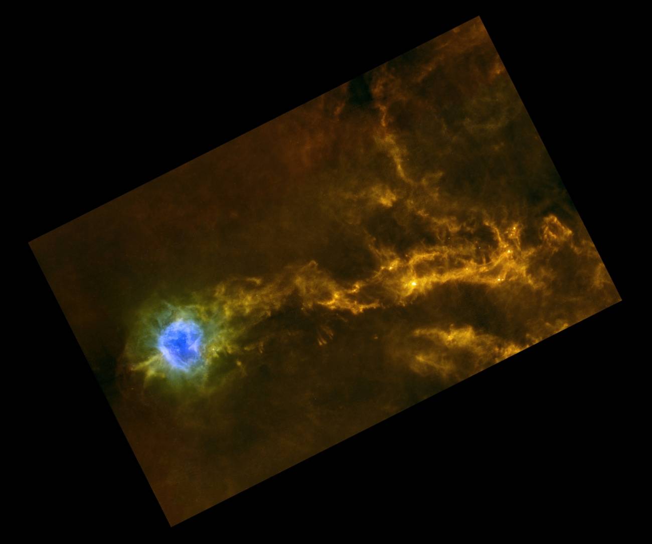 El satélite Herschel vincula los estampidos sónicos con la formación de estrellas